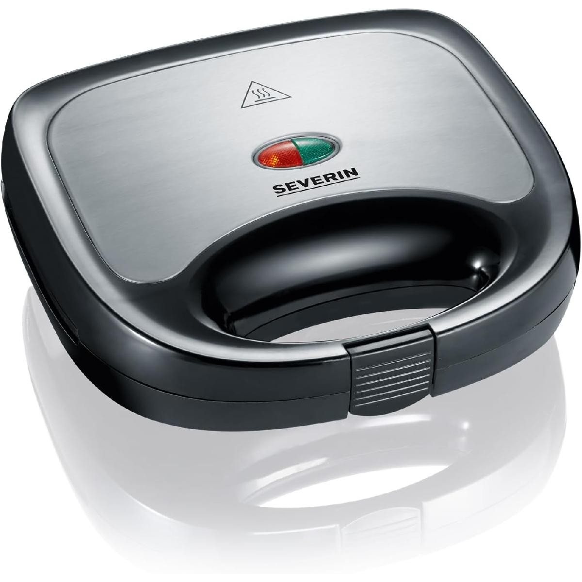 Severin SA 2969 Τοστιέρα 600 watt 2 Θέσεων black stainless steel