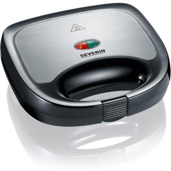 Severin SA 2969 Τοστιέρα 600 watt 2 Θέσεων black stainless steel