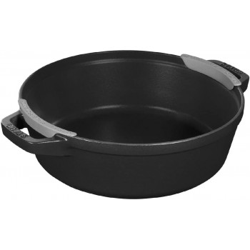 Staub Stackable Set 3 τμχ με cocotte, braiser & τηγάνι από Μαντέμι 24cm black (40508-386-0)