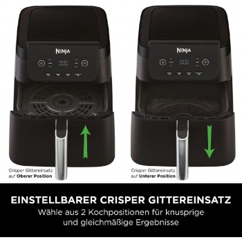 Ninja AF170EU Air Fryer 6.2 lt Φριτέζα Αέρος  2000 watt Black