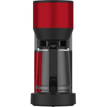 Grundig KM 8440 Καφετιέρα Φίλτρου 1.25L 1150 watt με Προγραμματισμό & LCD Οθόνη red black