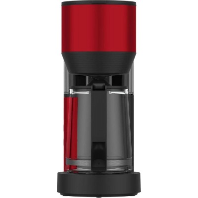 Grundig KM 8440 Καφετιέρα Φίλτρου 1.25L 1150 watt με Προγραμματισμό & LCD Οθόνη red black