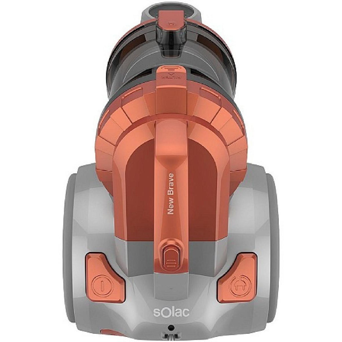 Solac More Brave AS3266 Ηλεκτρική σκούπα χωρίς σακκούλα 800 watt 3 lt orange Solac More Brave AS3266 Ηλεκτρική σκούπα χωρίς σακκούλα 800 watt 3 lt orange