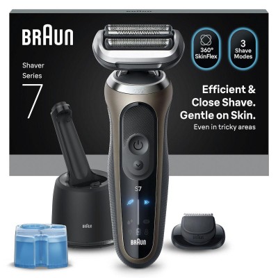 Braun Series 7 72-C7200cc Wet&Dry Ξυριστική μηχανή προσώπου gold gray (647519) Braun Series 7 72-C7200cc Wet&Dry Ξυριστική μηχανή προσώπου gold gray (647519)