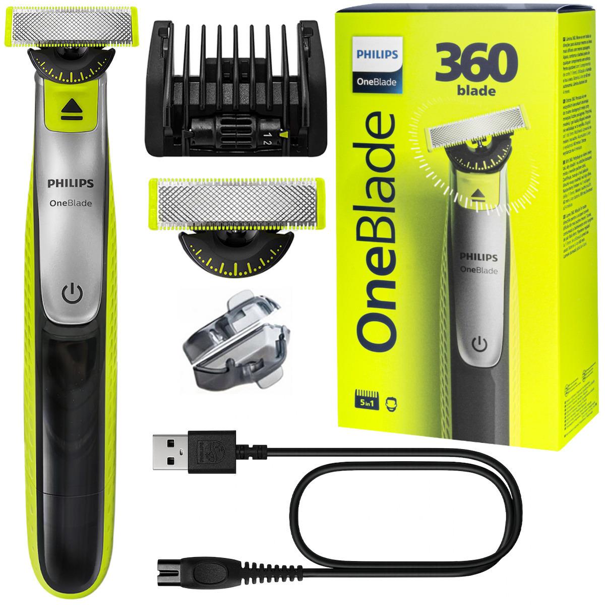 Philips OneBlade 360 QP2734/23 beard trimmer Wet & Dry black silver