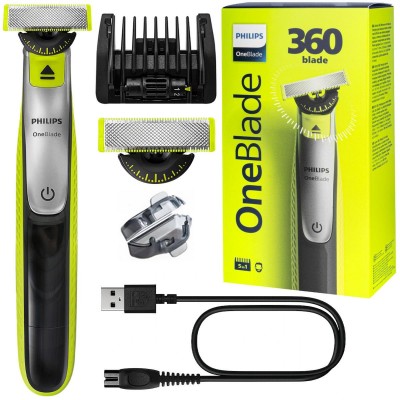Philips OneBlade 360 QP2734/23 beard trimmer Wet & Dry black silver