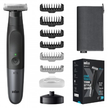 Braun Series XT5 Face & Body, Beard Trimmer & Body Groomer XT5300 Grey