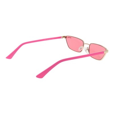 Guess Γυναικεία Γυαλιά Ηλίου GU8285 32S 57 Cat Eye Χρυσά με Ροζ Φακούς