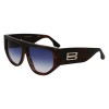 Victoria Beckham Γυναικεία Γυαλιά Ηλίου Καφέ με Gradient Φακούς (VB676S 227 55)