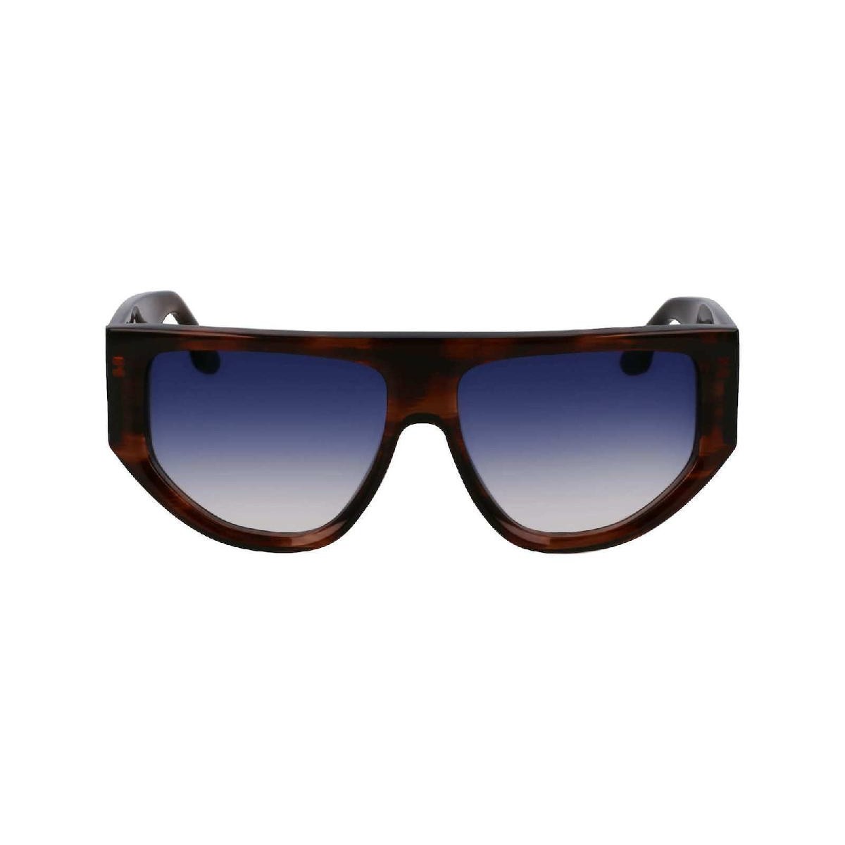 Victoria Beckham Γυναικεία Γυαλιά Ηλίου Καφέ με Gradient Φακούς (VB676S 227 55)