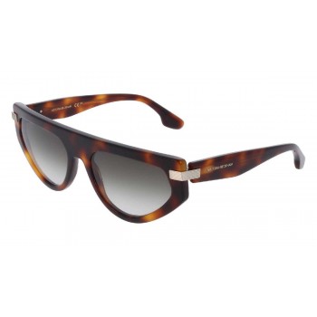 Victoria Beckham Γυναικεία Γυαλιά Ηλίου Browline Καφέ (VB685S 215 56)