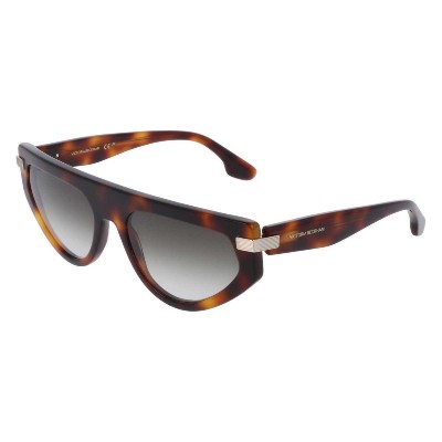 Victoria Beckham Γυναικεία Γυαλιά Ηλίου Browline Καφέ (VB685S 215 56)