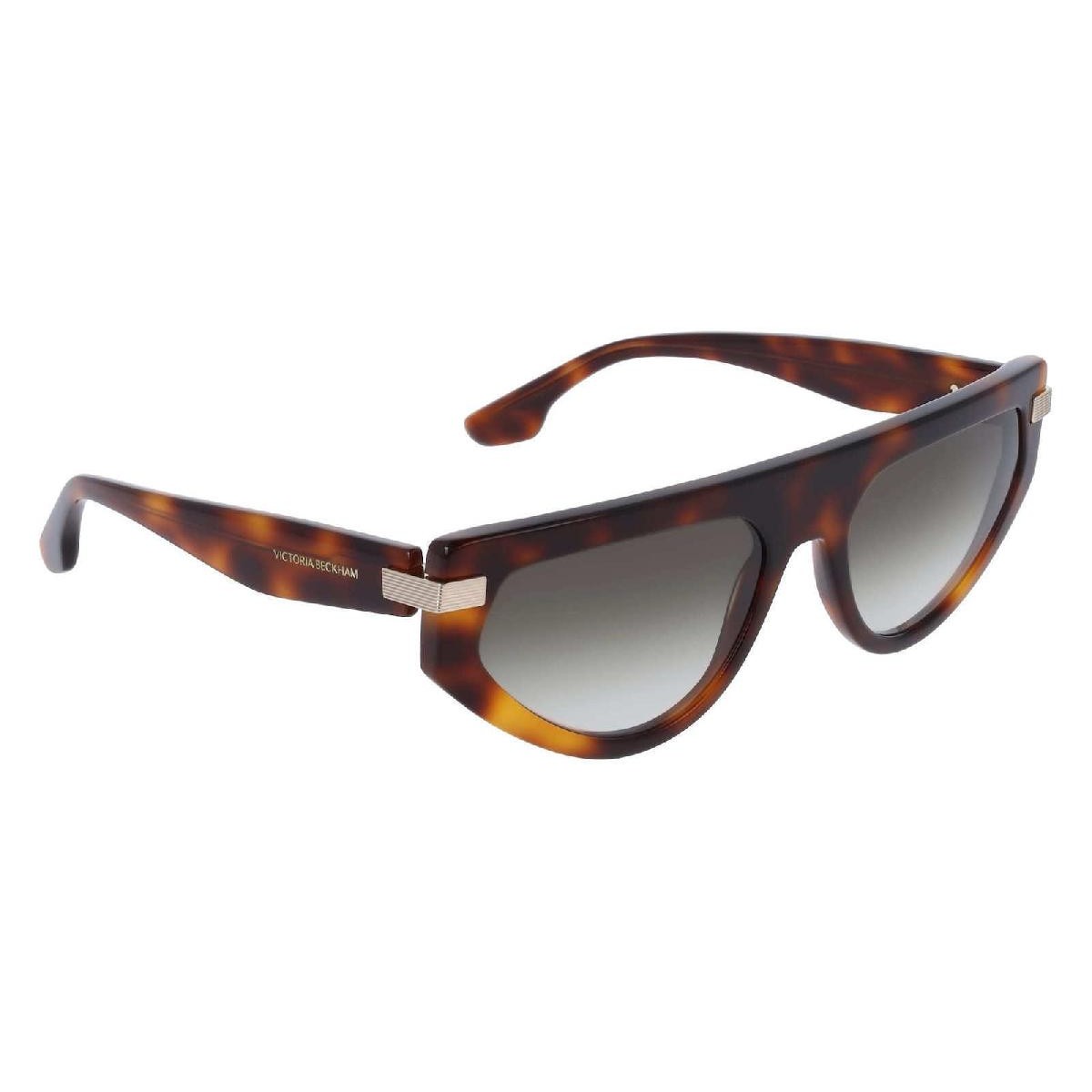 Victoria Beckham Γυναικεία Γυαλιά Ηλίου Browline Καφέ (VB685S 215 56)