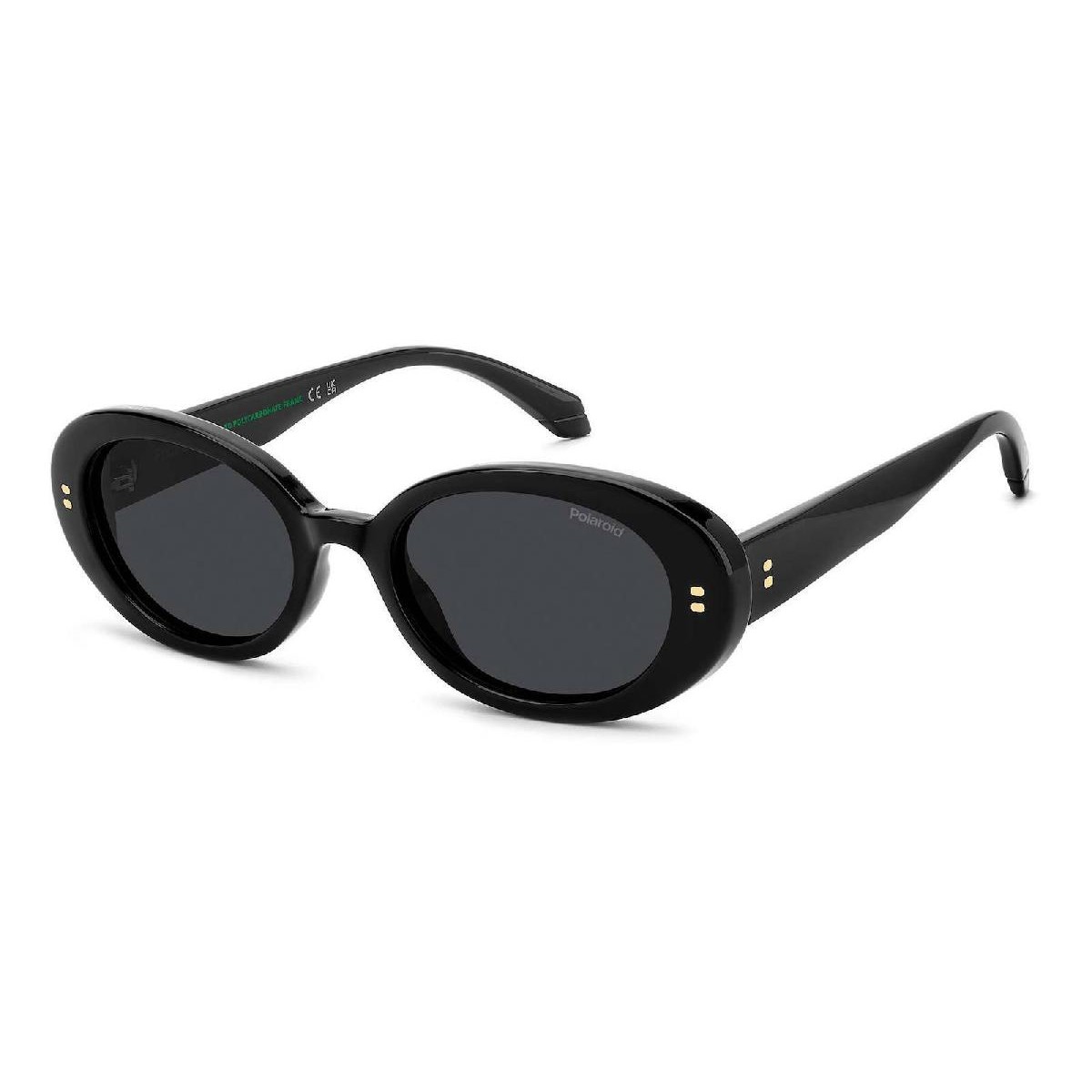 Polaroid Γυναικεία Γυαλιά Ηλίου Oval με Μαύρο Σκελετό (PLD 6253/S/X 807M9 52)