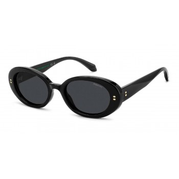 Polaroid Γυναικεία Γυαλιά Ηλίου Oval με Μαύρο Σκελετό (PLD 6253/S/X 807M9 52)