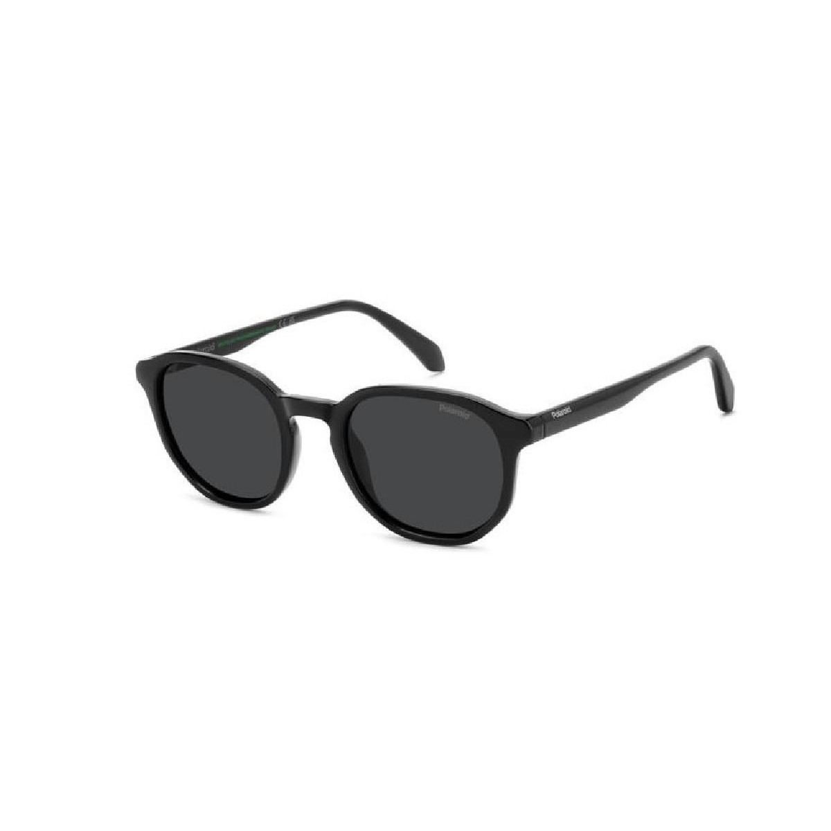 Polaroid Unisex Τετράγωνα Γυαλιά Ηλίου με Μαύρο Σκελετό (PLD4195/S 807M9 51)