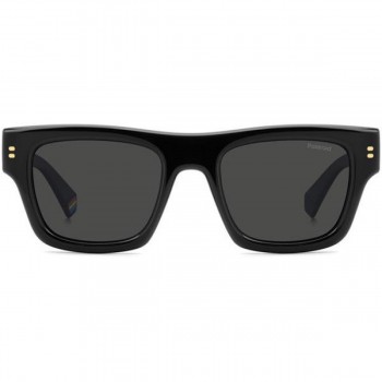 Polaroid Ανδρικά Γυαλιά Ηλίου με Μαύρο Σκελετό-Rectangle Design (PLD6238SX 807M9 51)