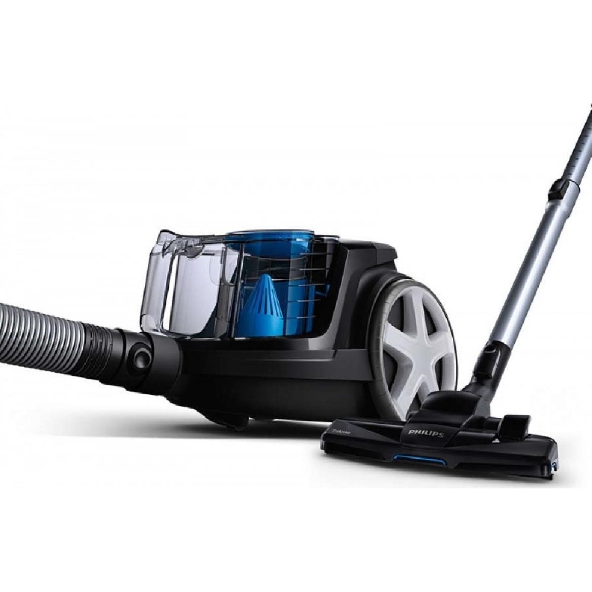 Philips PowerPro Compact FC 9331/09  Ηλεκτρική Σκούπα 900 watt με Κάδο blue black