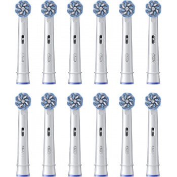 Oral B Sensitive Clean Toothbrush Heads 12 Pack White (859933)