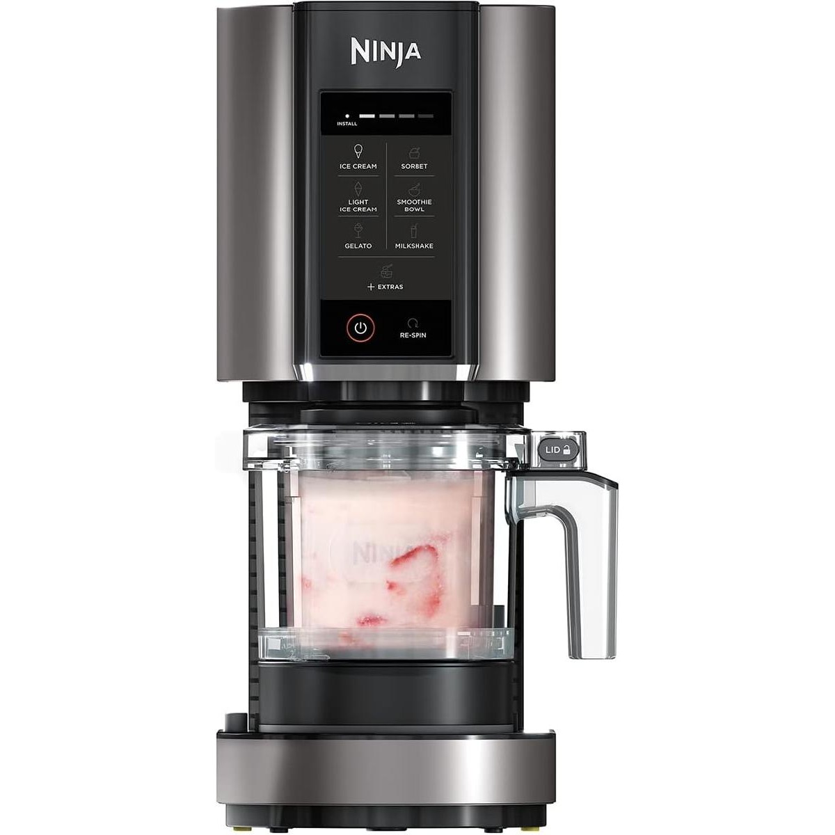 Ninja CREAMi NC302EU Ice Cream & Frozen Dessert Maker 0.473lt με Auto iQ silver gray