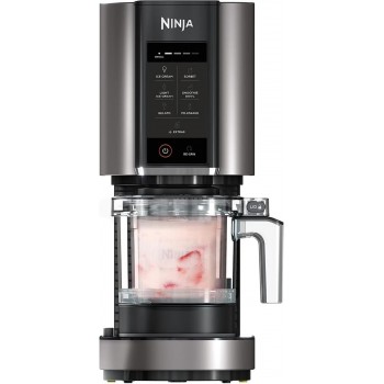 Ninja CREAMi NC302EU Ice Cream & Frozen Dessert Maker 0.473lt με Auto iQ silver gray