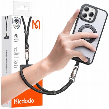 Mcdodo WL-0190 Λουράκι Καρπού για Κινητό 20cm Μαύρο – Ανθεκτικό & Universal Mcdodo WL-0190 Λουράκι Καρπού για Κινητό 20cm Μαύρο – Ανθεκτικό & Universal