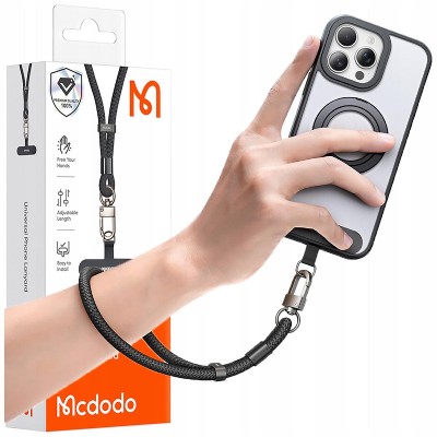 Mcdodo WL-0190 Λουράκι Καρπού για Κινητό 20cm Μαύρο – Ανθεκτικό & Universal