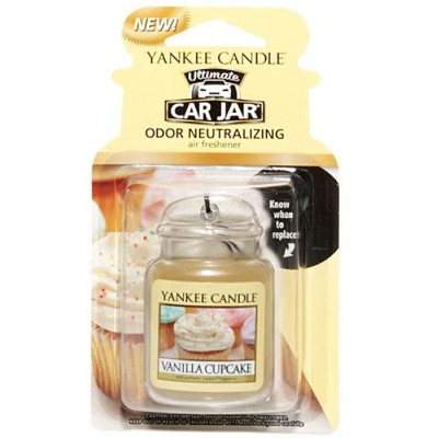 Yankee Candle Car Jar αρωματικό χώρου αυτοκινήτου Vanilla Cupcake Yankee Candle Car Jar αρωματικό χώρου αυτοκινήτου Vanilla Cupcake