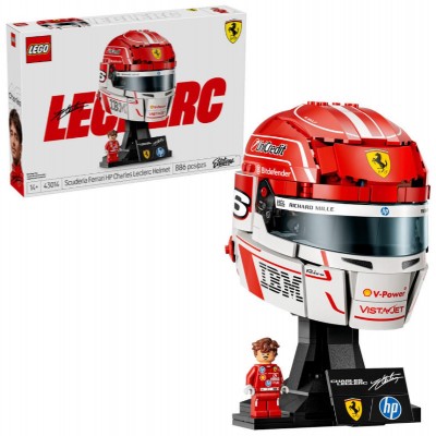 LEGO® Editions Scuderia Ferrari HP Charles Leclerc Helmet (43014)