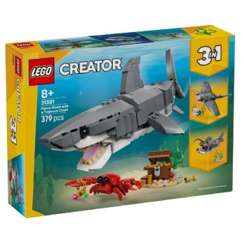 LEGO® Creator 3in1 Fierce Shark With A Treasure Chest (31381)
