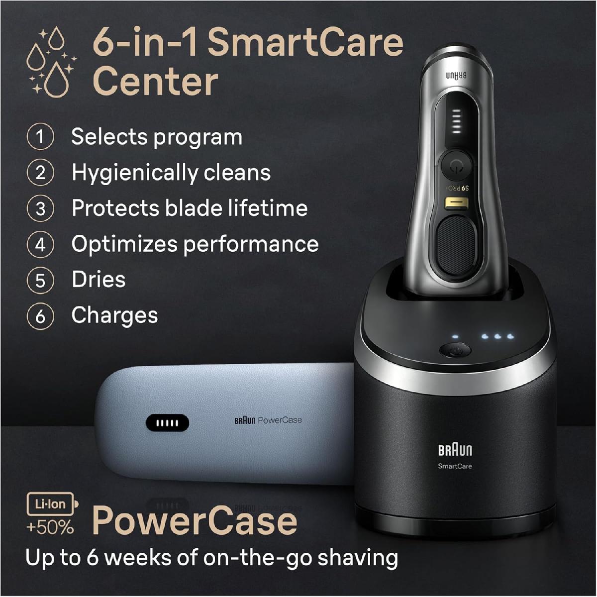 Braun 9577cc Series 9 Pro+ Wet & Dry shaver graphite silver (218283) Braun 9577cc Series 9 Pro+ Wet & Dry shaver graphite silver (218283)