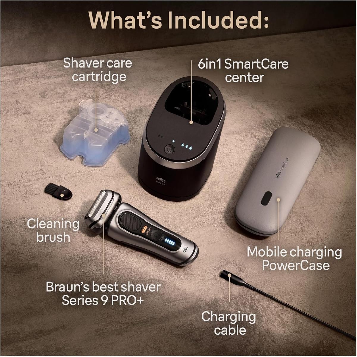 Braun 9577cc Series 9 Pro+ Wet & Dry shaver graphite silver (218283) Braun 9577cc Series 9 Pro+ Wet & Dry shaver graphite silver (218283)