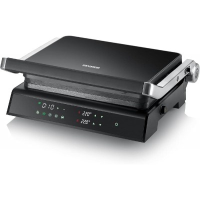 SEVERIN KG2399 SEVINI Comfort Ψηφιακή Τοστιέρα Γκριλιέρα 2000 watt black