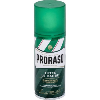 Proraso Green Αφρός Ξυρίσματος Eucalyptus & Mint 100ml για Ευαίσθητες Επιδερμίδες