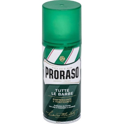 Proraso Green Αφρός Ξυρίσματος Eucalyptus & Mint 100ml για Ευαίσθητες Επιδερμίδες