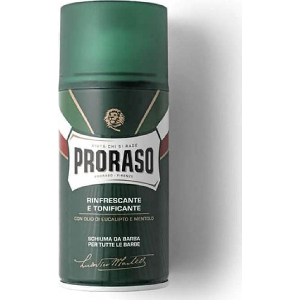 Proraso Green Αφρός Ξυρίσματος Eucalyptus & Mint 300ml για Ευαίσθητες Επιδερμίδες Proraso Green Αφρός Ξυρίσματος Eucalyptus & Mint 300ml για Ευαίσθητες Επιδερμίδες