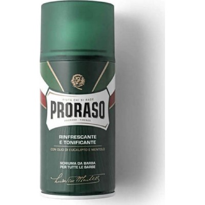 Proraso Green Αφρός Ξυρίσματος Eucalyptus & Mint 300ml για Ευαίσθητες Επιδερμίδες Proraso Green Αφρός Ξυρίσματος Eucalyptus & Mint 300ml για Ευαίσθητες Επιδερμίδες