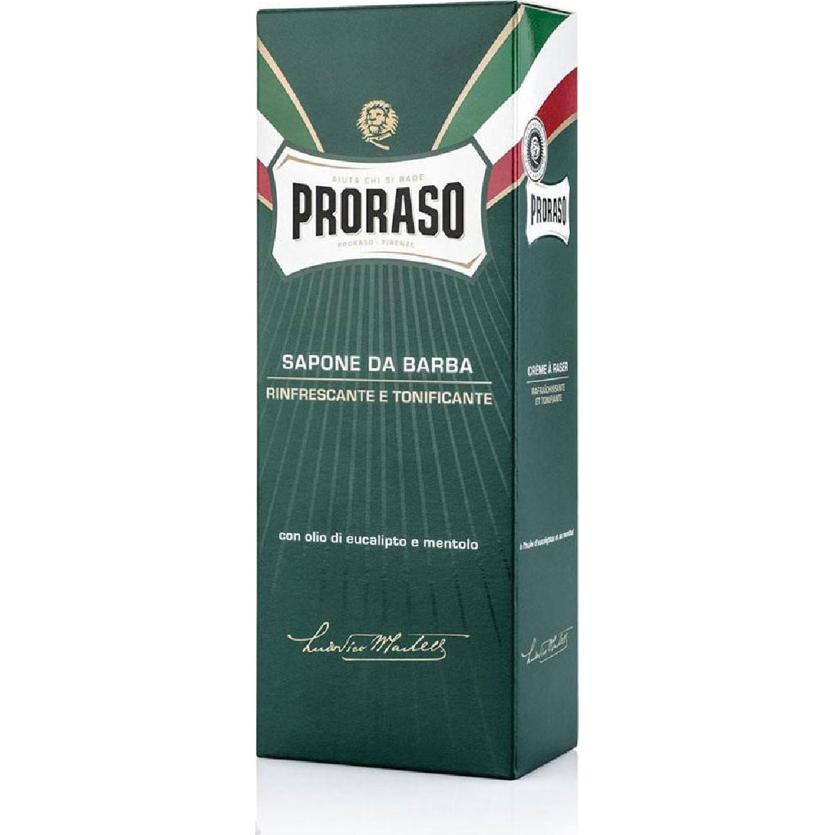 Proraso Green Κρέμα Ξυρίσματος Menthol & Eucalyptus 500ml για σκληρά γένια