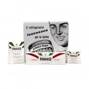 Proraso Toscana Sensitive Σετ Ξυρίσματος | Pre Shave, Κρέμα & After Shave για Ευαίσθητες Επιδερμίδες Proraso Toscana Sensitive Σετ Ξυρίσματος | Pre Shave, Κρέμα & After Shave για Ευαίσθητες Επιδερμίδες