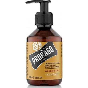 Proraso Wood & Spice Beard Wash 200ml | Σαμπουάν Γενιών με Ξυλώδες Άρωμα Proraso Wood & Spice Beard Wash 200ml | Σαμπουάν Γενιών με Ξυλώδες Άρωμα