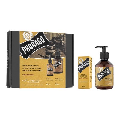 Proraso Wood & Spice Beard Care Set 30ml + 200ml | Λάδι & Σαμπουάν για Γένια Proraso Wood & Spice Beard Care Set 30ml + 200ml | Λάδι & Σαμπουάν για Γένια