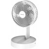 Taurus Air Lite Fold & Go ασύρματος  επαναφορτιζόμενος ανεμιστηρας 15 cm white