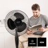 Taurus Greco 16CR Elegance ανεμιστήρας ορθοστάτης 40 cm 45 watt black