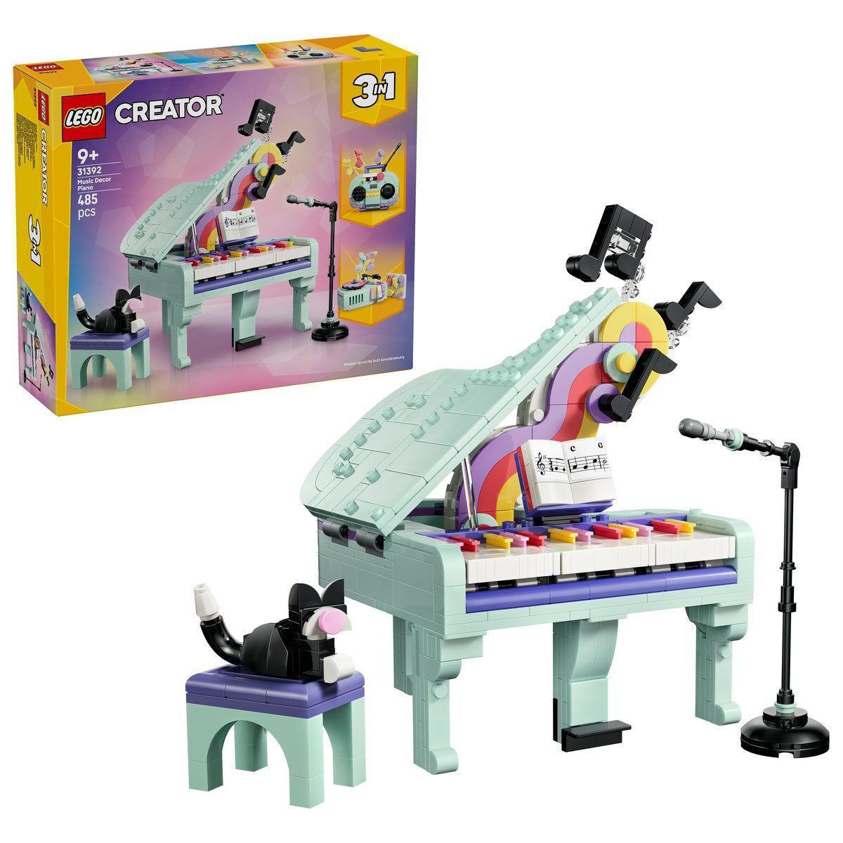 LEGO® Creator 3in1 Music Decor Piano With Cat (31392)