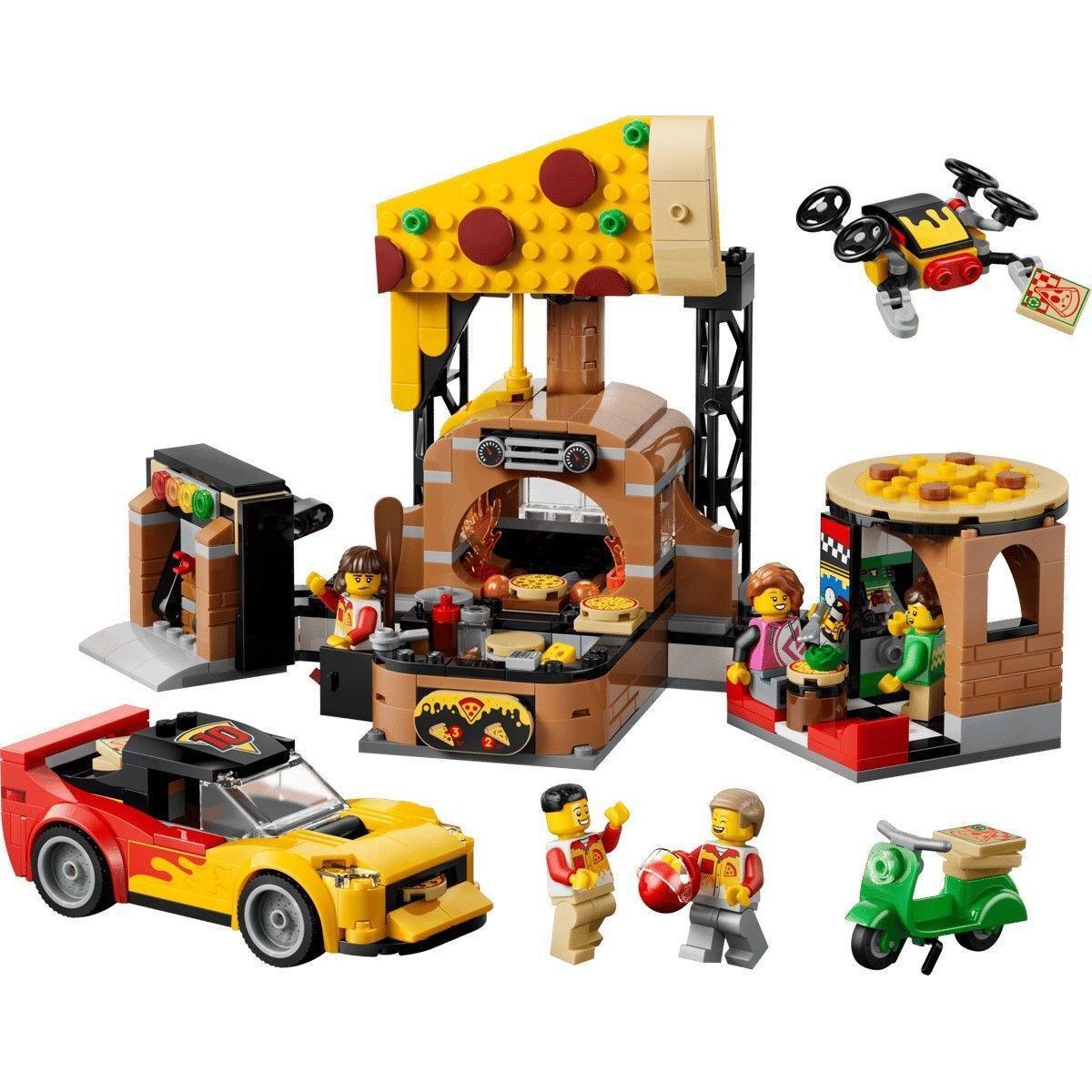 LEGO® City Pizza Delivery Experience With Vehicles (60496)