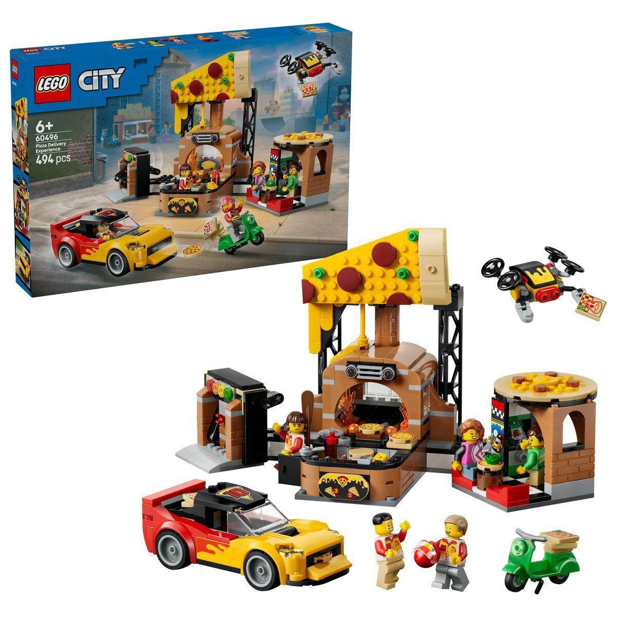 LEGO® City Pizza Delivery Experience With Vehicles (60496)