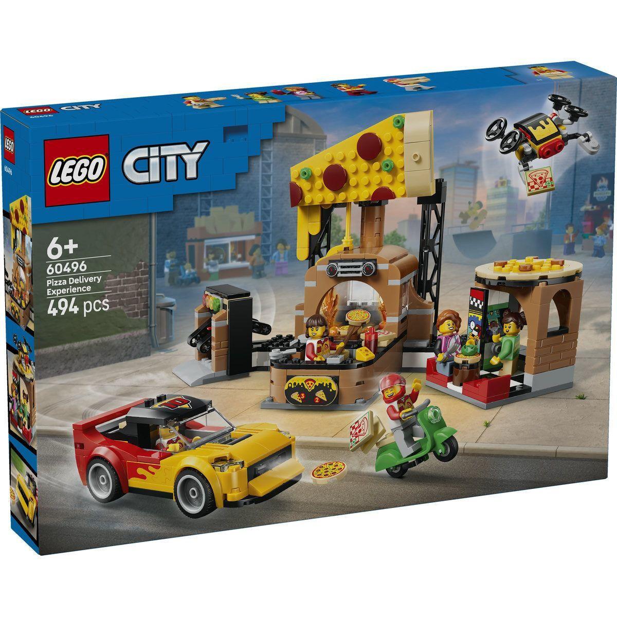 LEGO® City Pizza Delivery Experience With Vehicles (60496)