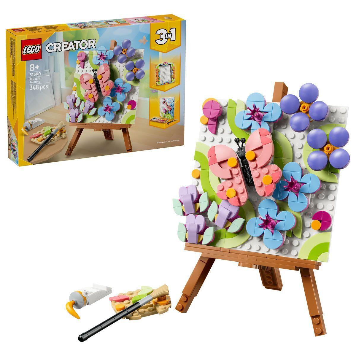 LEGO® Creator 3in1 Floral Art Decor Painting (31390)