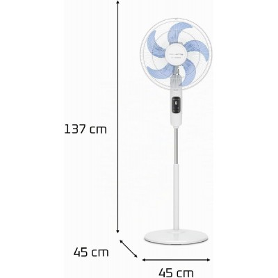 Rowenta Turbo Silence VU5450 Ανεμιστήρας Ορθοστάτης 32 watt 40cm white Rowenta Turbo Silence VU5450 Ανεμιστήρας Ορθοστάτης 32 watt 40cm white