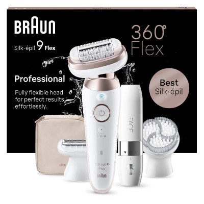 Braun Silk-epil Series 9 Flex SES9-360 3D Αποτριχωτική Μηχανή white rose gpld Braun Silk-epil Series 9 Flex SES9-360 3D Αποτριχωτική Μηχανή white rose gpld